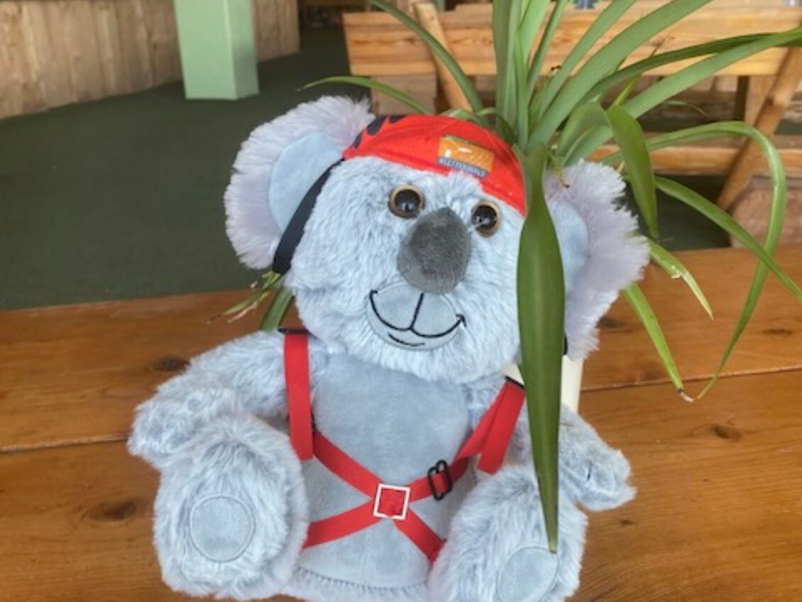 Kletterwald -Maskotchen