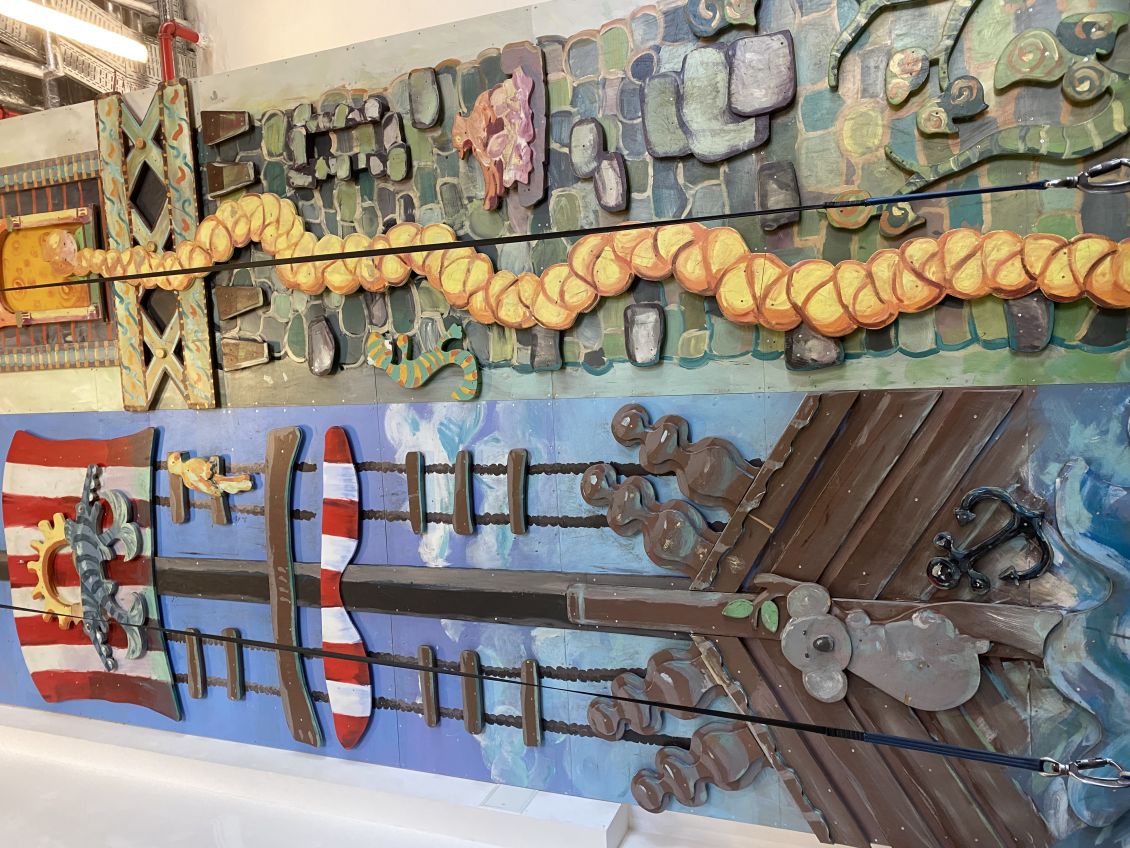 Märchen-Kletterwand